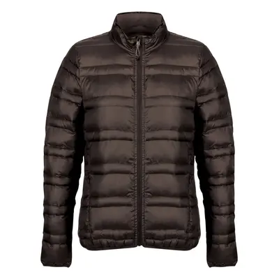 (16 UK, Black) Regatta Womens/Ladies Firedown Baffled Quilted Jacket