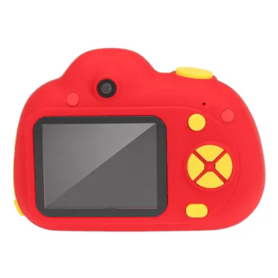 (Red) Kids Mini Digital Front Rear 8.0Mp Digital Sport Camera Photo Christmas Gift Shockproof Ma