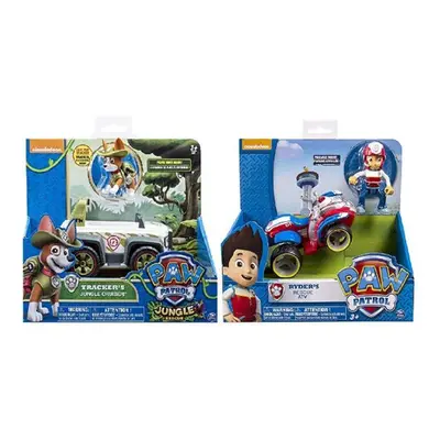 Paw Patrol Ryder's Rescue ATV,, Jungle Rescue, Tracker's Jungle Cruiser, Vehicle & Figure Includ