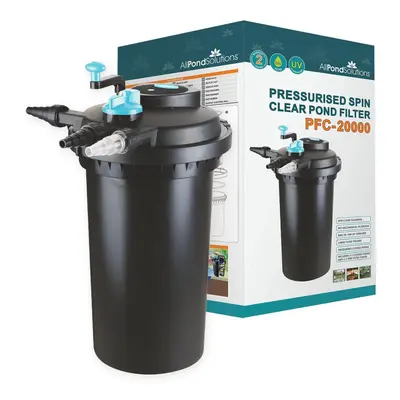 AllPondSolutions 20000L Pressurised Pond Filter 18W UV PFC-20000