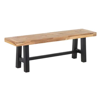 Garden Bench SCANIA cm Acacia Wood Black