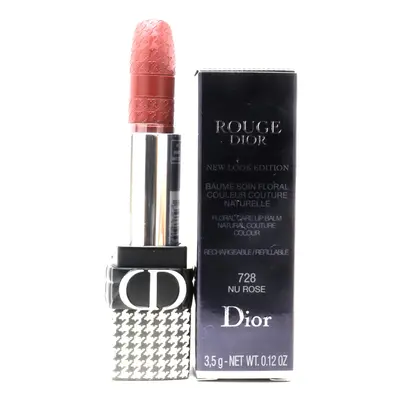 (728 Nu Rose Satin) Dior Rouge Dior Lipstick 0.12oz/3.5g New With Box