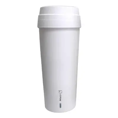 (White) 17PIN 400ML Portable Mini Boiling Water Cup Stainless Steel Insulation Cup Leak-proof Ou