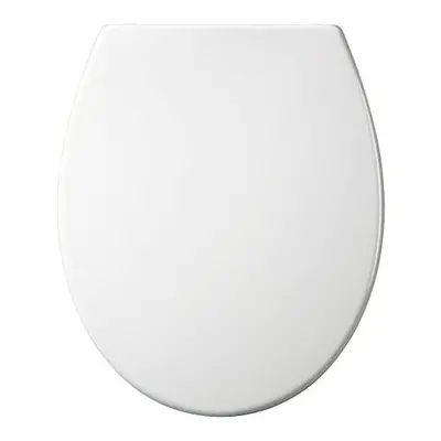 Euroshowers ONE Universal Soft Close Click Off Toilet Seat - White