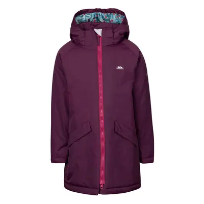 (11-12 Years, Potent Purple) Trespass Girls Observe TP50 Waterproof Jacket