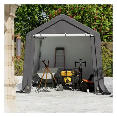 (10x10FT) Garden Galvanized Tube Storage Shed