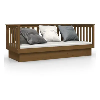 (Honey brown, x cm) vidaXL Solid Wood Pine Day Bed Wooden Sofa Occasional Bed Multi Colours/Size