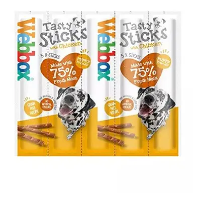 Webbox Dogs Delight Chicken Sticks, 5x11g