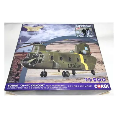 CORGI AVIATION 1:72 BOEING CH-47C CHINOOK AE-520 ARGENTINE ARMY (CAPTURED)