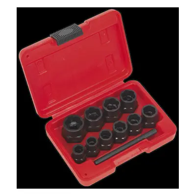 Bolt Extractor Set 11pc 3/8"Sq Drive or Spanner