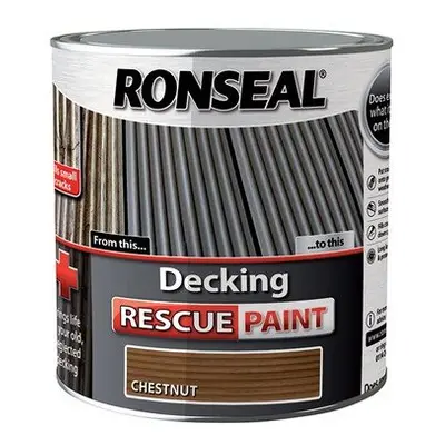 Ronseal Decking Rescue Paint Chestnut 2.5 Litre