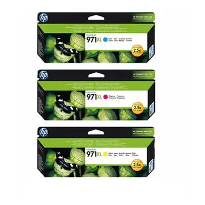 GENUINE Original HP 971XL Colours Value Pack Ink Cartridge Toner