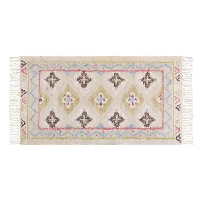 Jute Area Rug x cm Multicolour TERKOS