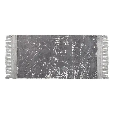 Viscose Area Rug x cm Grey HANLI