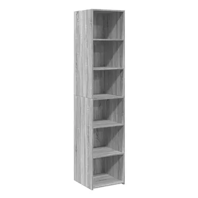 (grey sonoma) vidaXL Highboard Sideboard Side Cabinet Cupboard Concrete Grey Engineered Wood