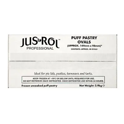 Jus-Rol Puff Pastry Ovals x48 2.9kg (48x60g)