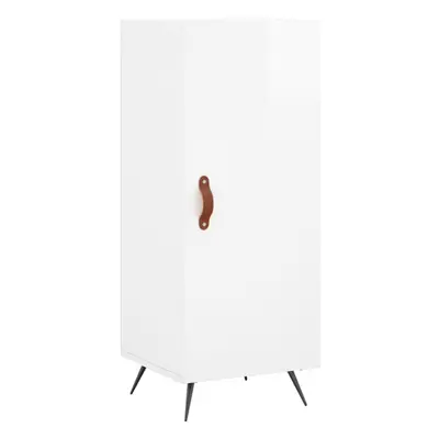 (high gloss white) vidaXL Sideboard Storage Cabinet Side Cabinet Cupboard White Engineered Wood