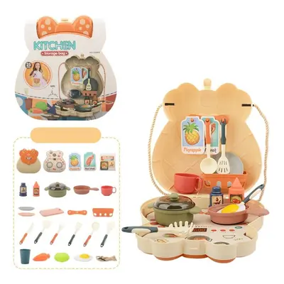 () IN Colorful Multifunctional Portable Backpack Handbag Simulation Kitchen Play House Puzzle Ed