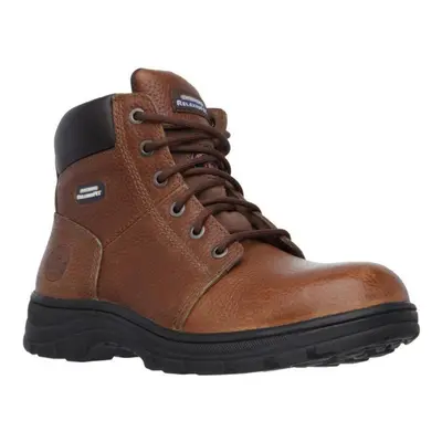 (8 UK, Brown) Skechers Mens Workshire Safety Boots