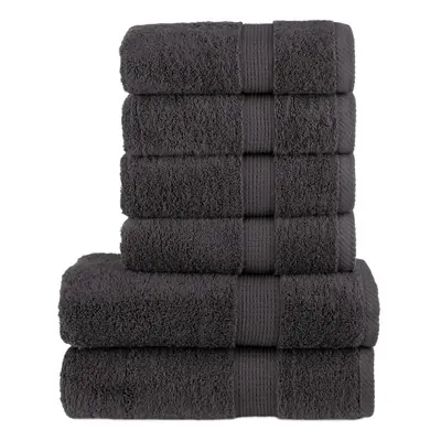 (anthracite) vidaXL Premium Towel Set Piece Absorbent Shower Towel Bath Towels gsm