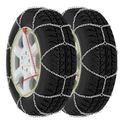 vidaXL 2x Car Tyre Snow Chains mm SUV 4x4 Size Car Maintenance Winter