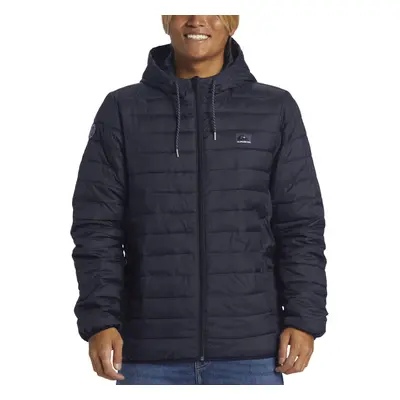 (M, Navy Blazer) Quiksilver Mens Scaley Hooded Warm Winter Padded Puffer Jacket Coat