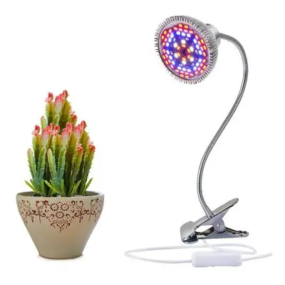 15W Full Spectrum LED Clip Grow Light Flexible Desk Lamp for Indoor Plant Greenhouse AC100-240V