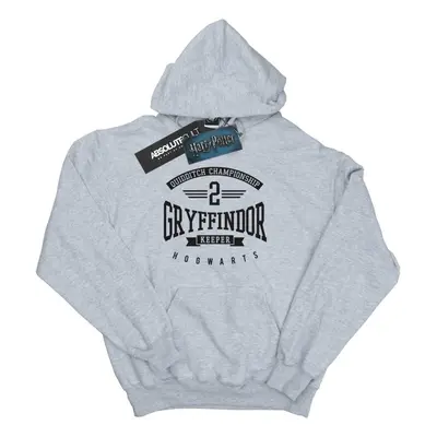 (12-13 Years, Sports Grey) Harry Potter Boys Gryffindor Keeper Cotton Hoodie