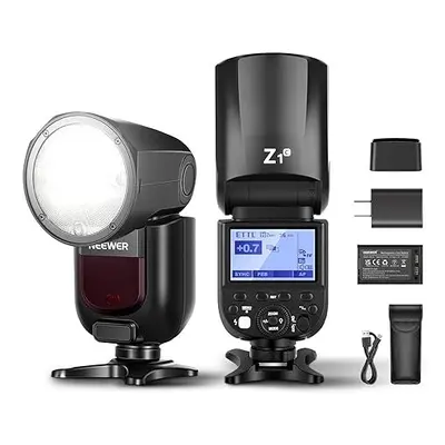 NEEWER Z1-S TTL Round Head Flash Speedlite for Sony with Batteries