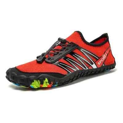 (Orange, 7.5) Slip Resistant Outdoor Lightweight Creek Sneakers