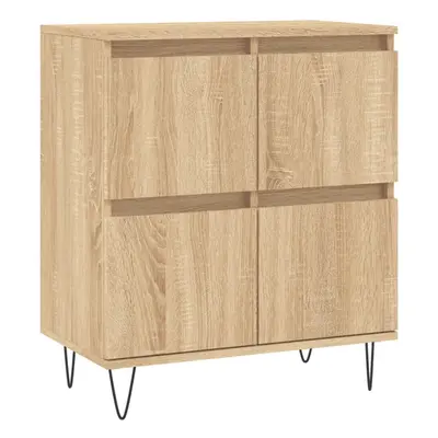 (sonoma oak) vidaXL Sideboard Cabinet Storage Cabinet Cupboard Grey Sonoma Engineered Wood