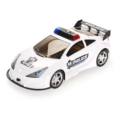 () Simulation Police Car Diecast Vehicle Model Toy with Sirnes Sound and Light with Cars and Gam