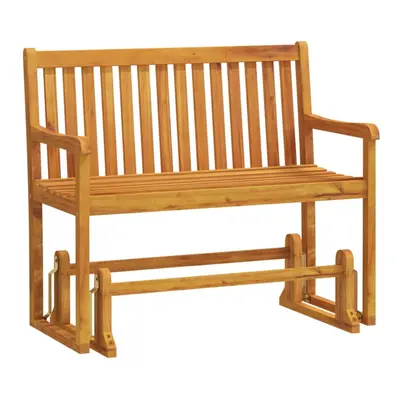 vidaXL Solid Acacia Wood Garden Swing Bench cm Outdoor Patio Glider Bench