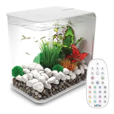 biOrb FLOW 15L Aquarium in White with MCR LED Lighting