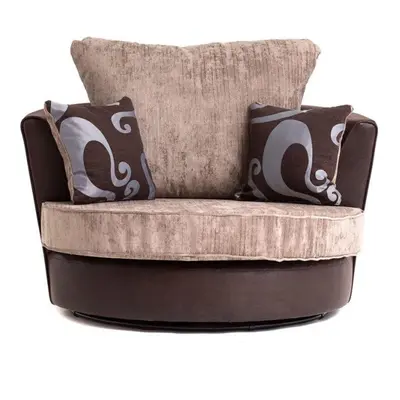 (Brown) FARROW SWIVEL CHAIR