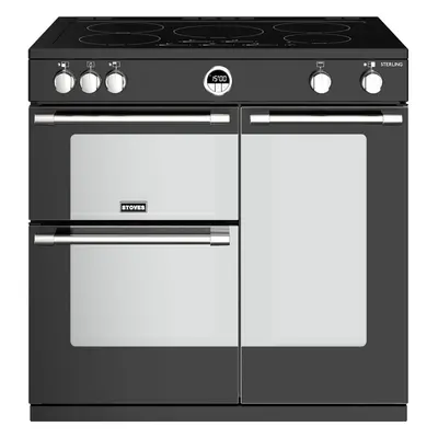 Stoves Sterling S900EI 90cm Electric Range Cooker with Induction Hob - Black