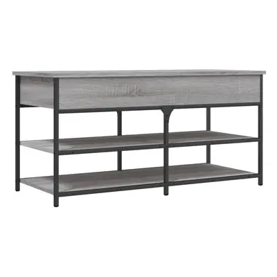 (grey sonoma, x 42.5 x cm) vidaXL Shoe Bench Hallway Shoe Cabinet Storage Bench Seat Engineered 