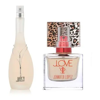 J Lo Pcs Set: Glow Oz Eau De Toilette Spray + Jlove Oz Eau De Parfum Spray (Window Box)