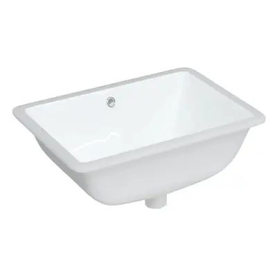 (55.5 x 37.5 x cm) vidaXL Bathroom Sink Basin Sink Toilet Wash Basin White Rectangular Ceramic