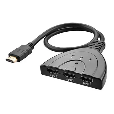 3in1 High Definition Multimedia Interface Splitter Adapter Port Hub with Cable for DVD TV Xbox P