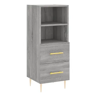 (grey sonoma) vidaXL Sideboard Storage Cabinet Side Cabinet Concrete Grey Engineered Wood