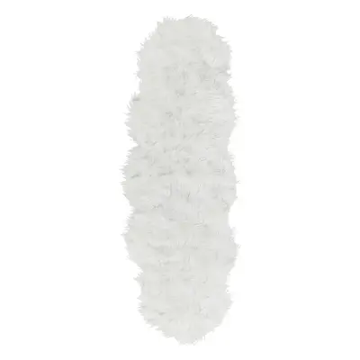 Faux Sheepskin Rug White MAMUNGARI