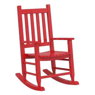 (red, pcs) vidaXL Rocking Chairs for Children Outdoor Rocker Chair Solid Wood Poplar