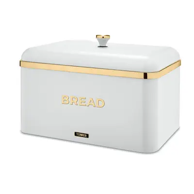 Tower T826130WHT Cavaletto Bread Bin - Optic White