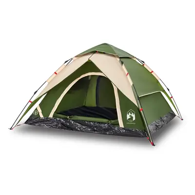 (Green, x x cm) vidaXL Camping Tent Dome Tent Lightweight Tent Blackout Fabric Quick Release