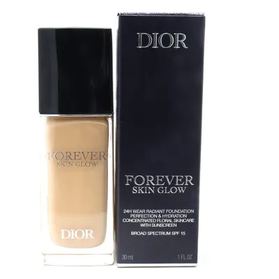 (2.5W Warm/Glow SPF 15) Dior Forever Skin Glow Hydrating Foundation 1.0oz/30ml New With Box