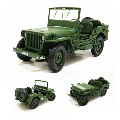 Alloy ABS 1:18 Military Tactical Car Diecast Model Opening Hood Panels to Reveal Engine Toys