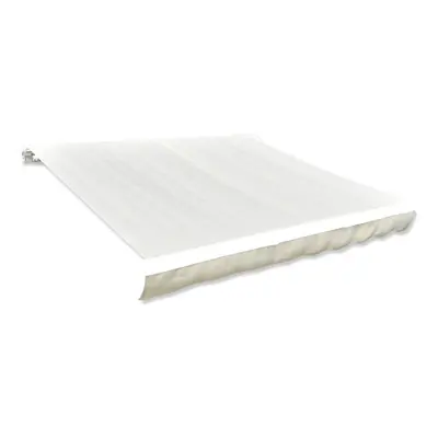 vidaXL Awning Top Sunshade Canvas Cream x m Canopy Replacement Canvas Top