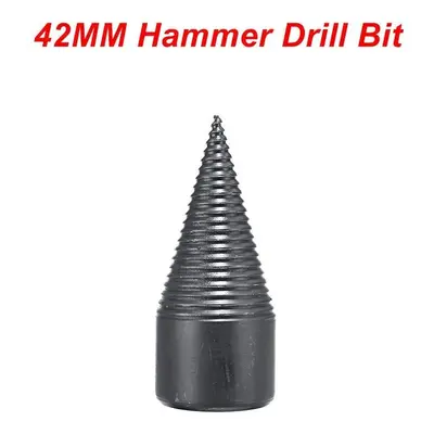 (42MM Drill Bit) High Speed Wood Separator Spiral Cone Household Firewood Splitter Drill Bit