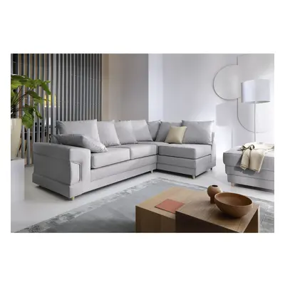 (Light Grey, Right Facing) Primo Corner Sofa